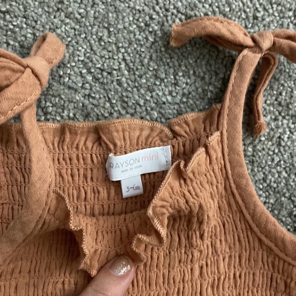 Grayson Mini shoulder tie romper and shoulder tie 2 piece - Picture 4 of 7